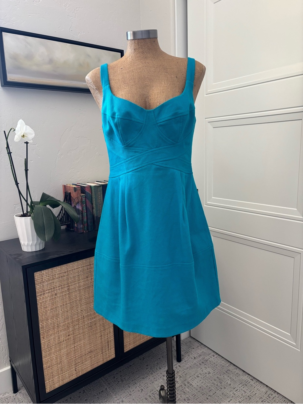 Nanette Lapore Mini Dress in the Most Amazing Turquoise Blue Color